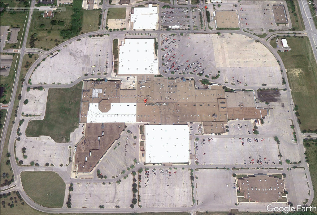 aerial Southridge Mall 2011