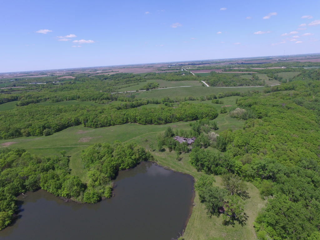 Roseanne House drone image