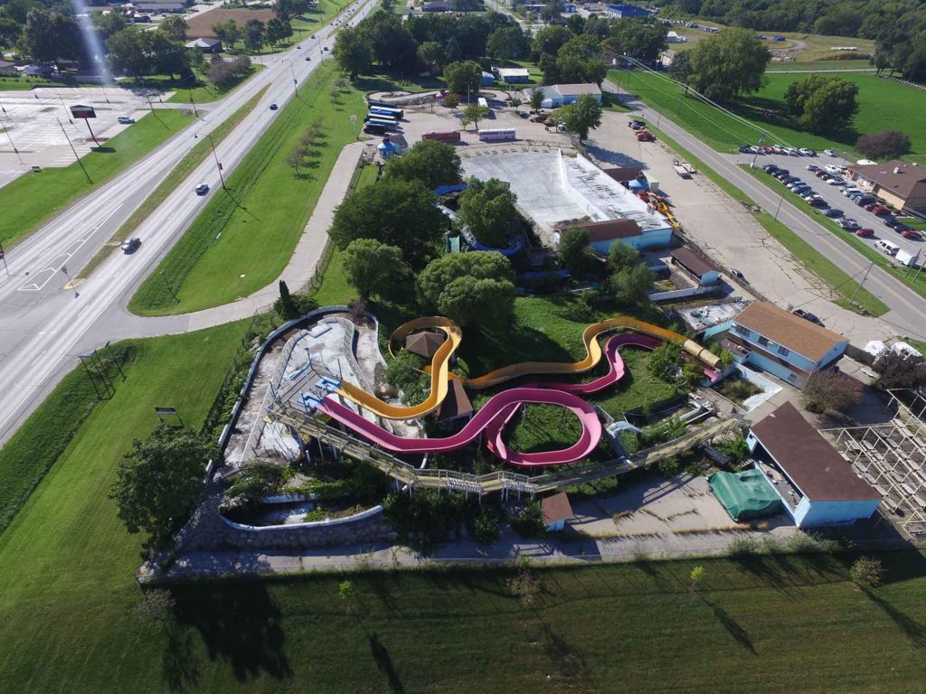 White Water University aerial