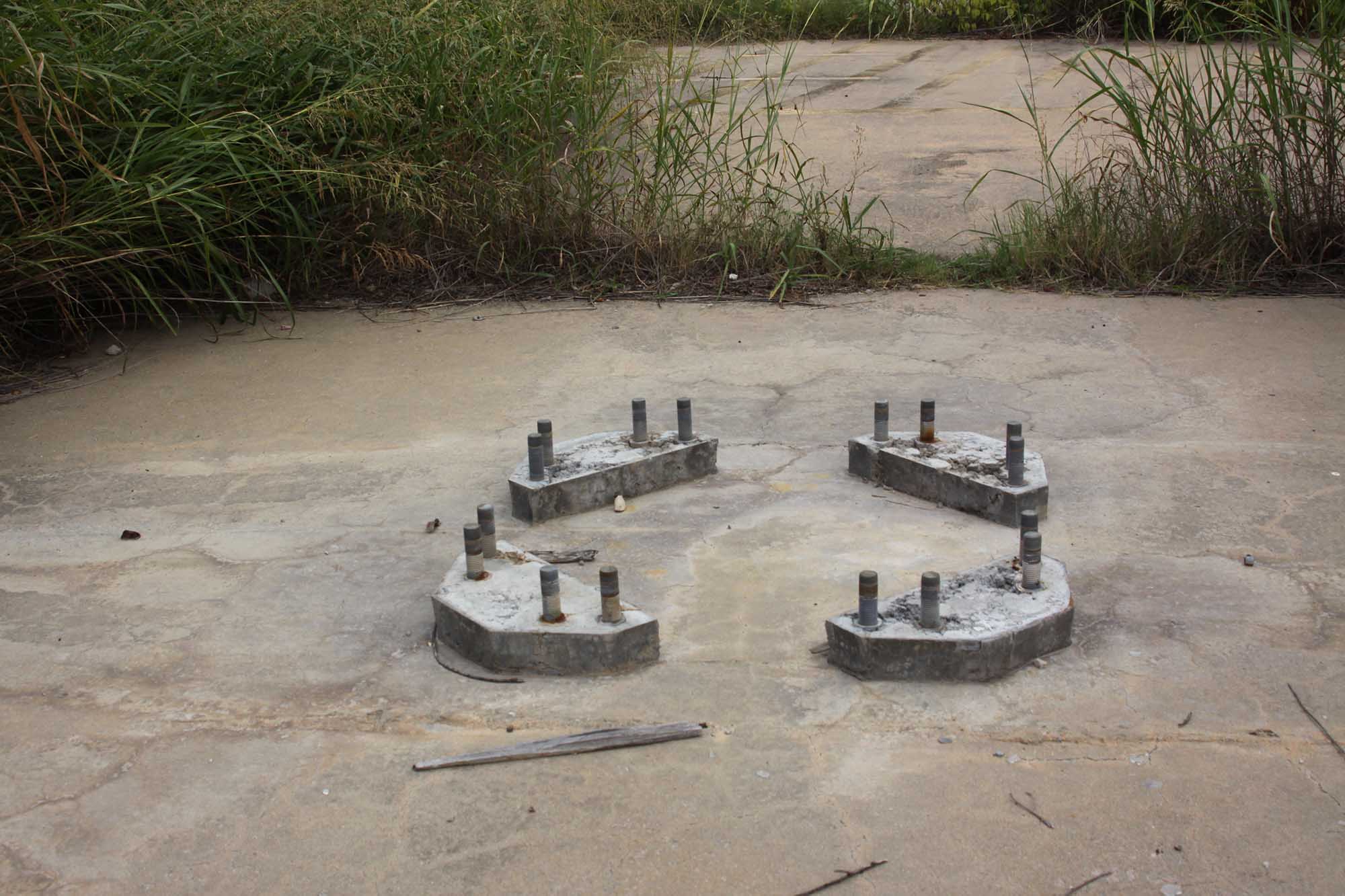 Joyland Sky Coaster anchor bolts
