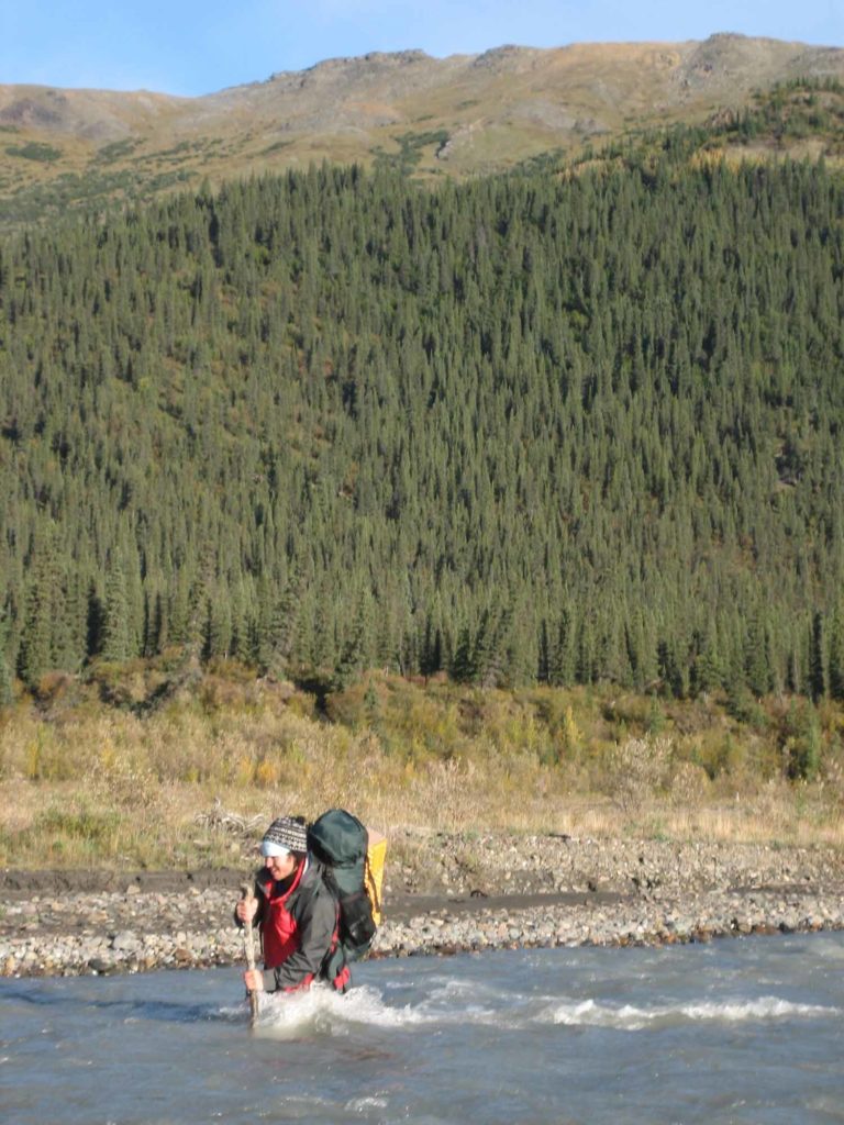 crossing the Teklanika