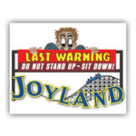 joyland sign coaster magnet